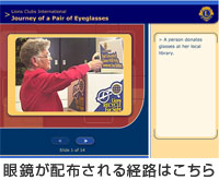 眼鏡が配布される経路はこちら（ライオンズクラブのホームページに飛びます）